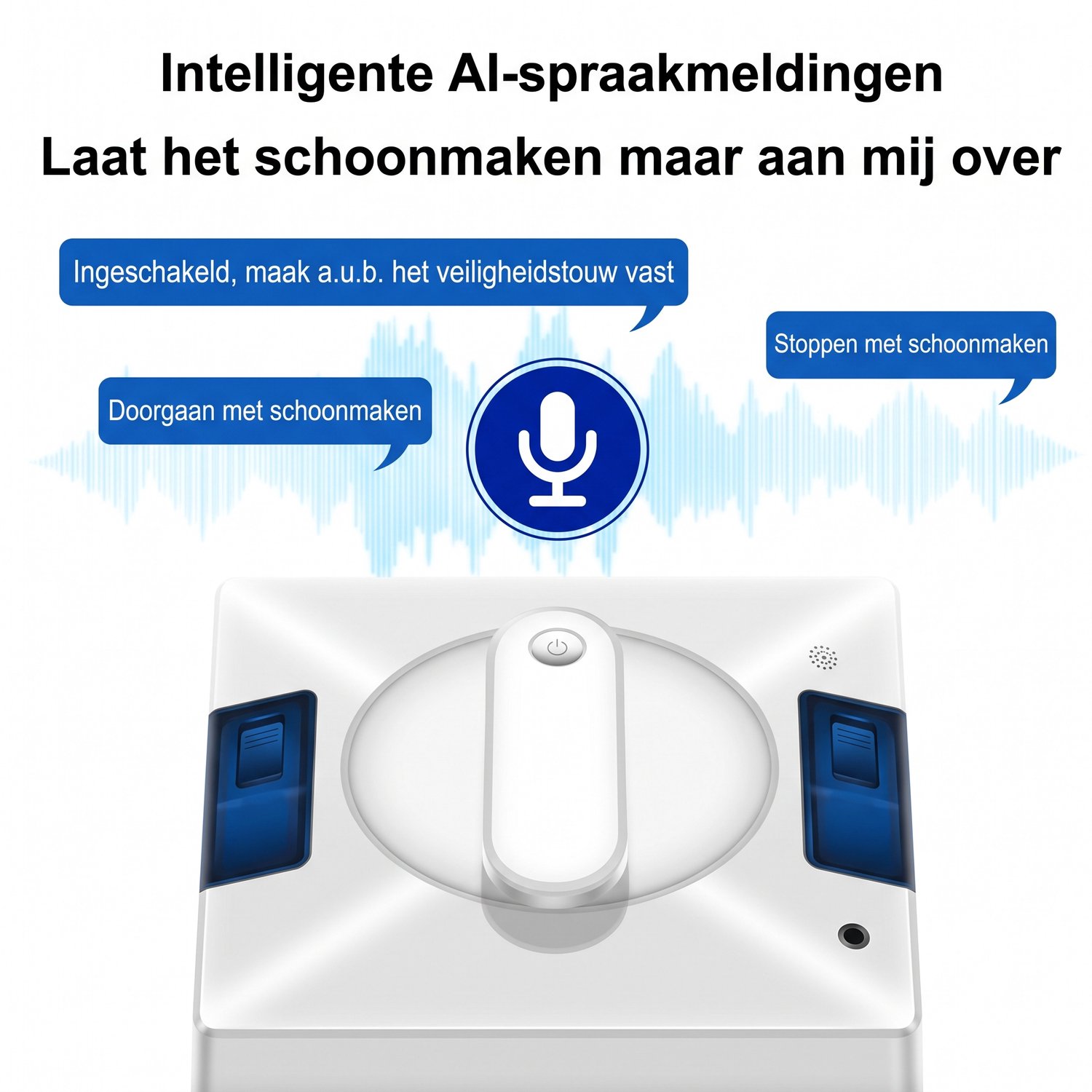 Tremeo Robot Ramenwasser - Raamrobot - Elektrische Ramenwasser - Auto waterspray - 3000 Pa Zuigkracht - App & Afstandsbediening thumbnail 5