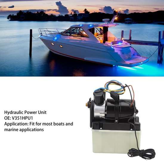Hydraulisch Aggregaat 12V-pomp Nauwkeurige Bediening Geschikt voor Toepassingen op Zeeboten — afbeelding 4