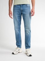 Petrol Industries Russel Spijkerbroek Heren - Regular Tapered Fit - Essentials Collection - Stretch Denim Jeans - 6 Zakken Broek - Blauw - Maat W34L32