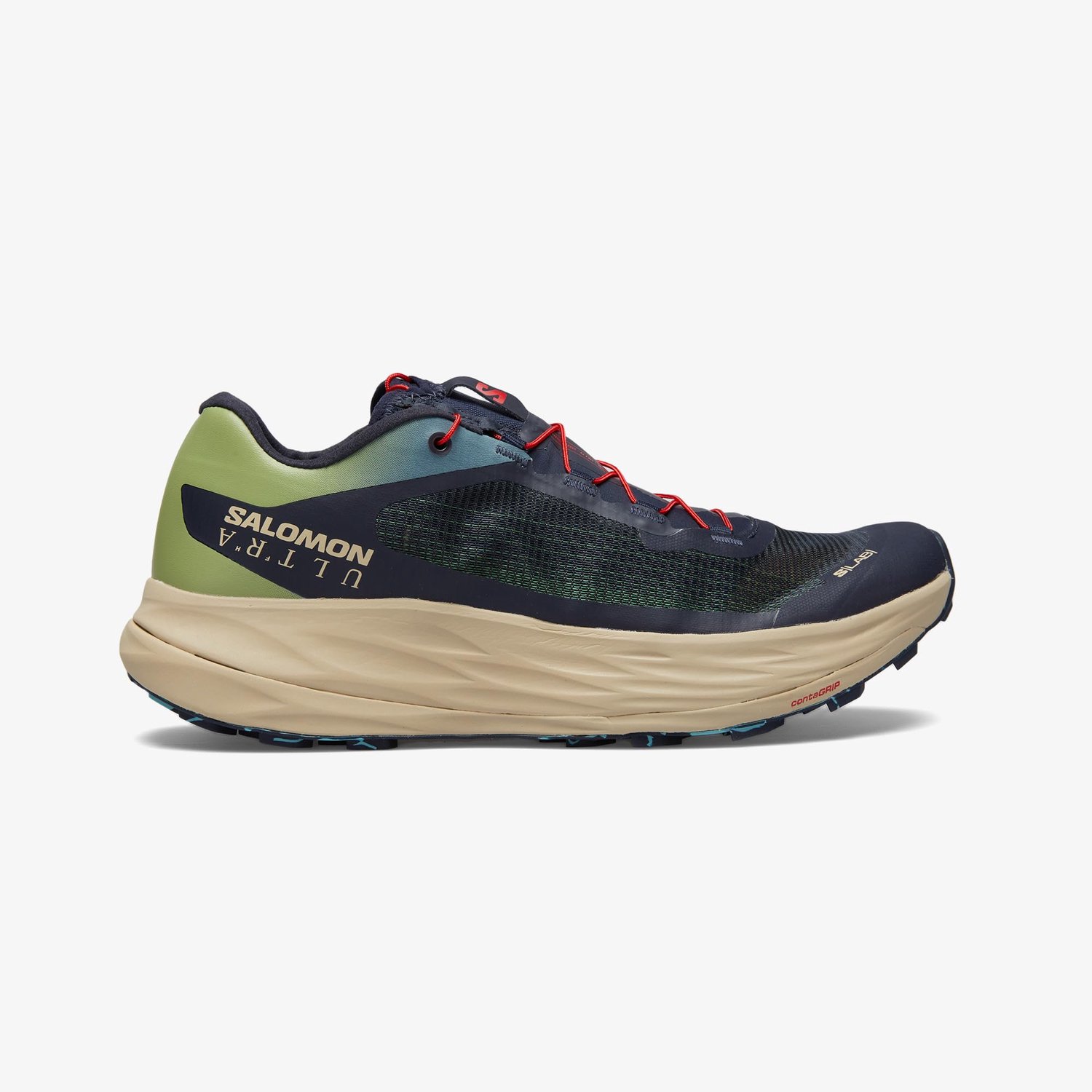 Salomon S/LAB Ultra - Hardloopschoen - Salie / Cameo Blauw / Nachthemel - 41.1/3