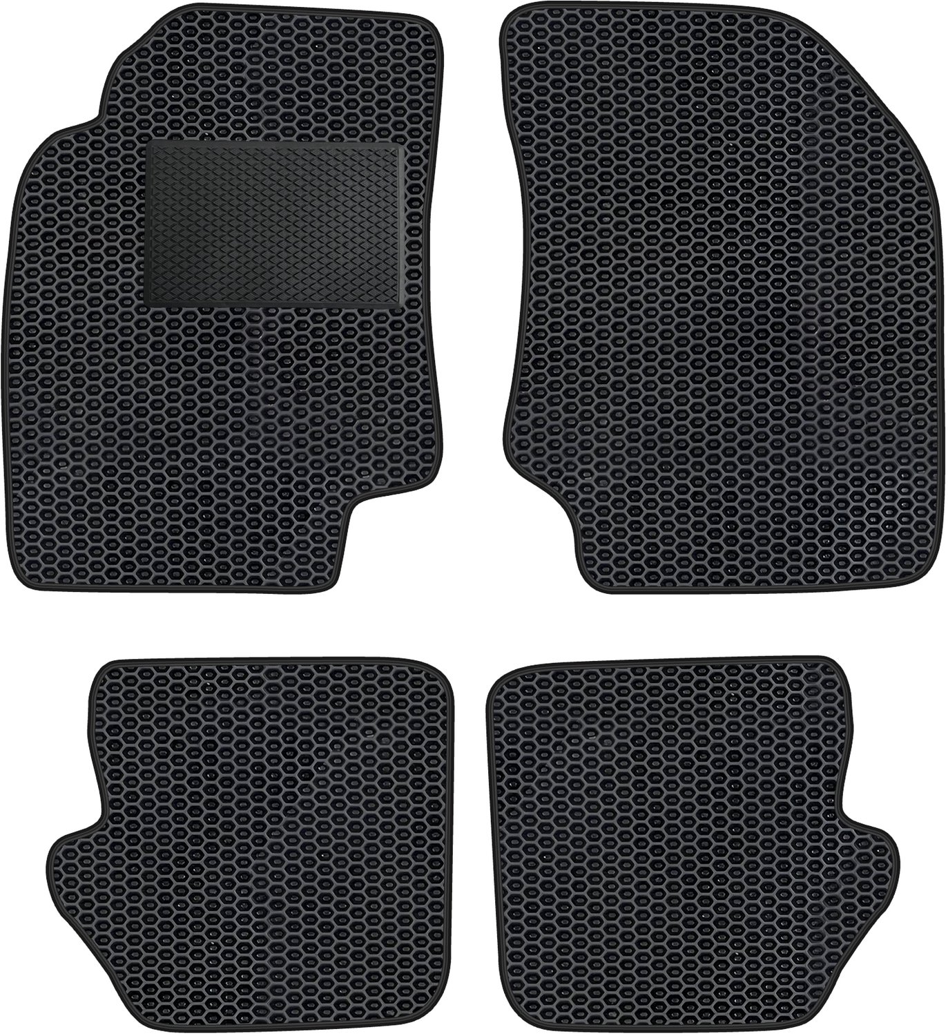 TO029 EVA Serie - Auto Vloermatten Set - Geschikt voor Toyota RAV4 I 1994-2000 - Met Extra Versterking