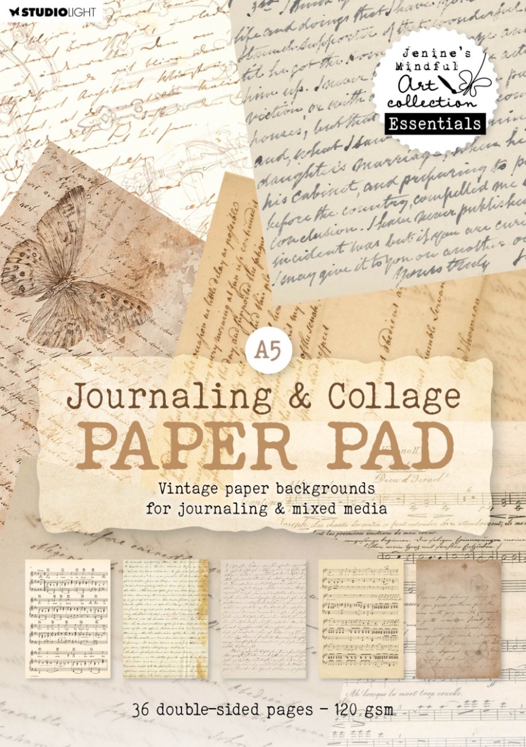 Paper pad Vintage backgrounds - JMA essentials nr. 513