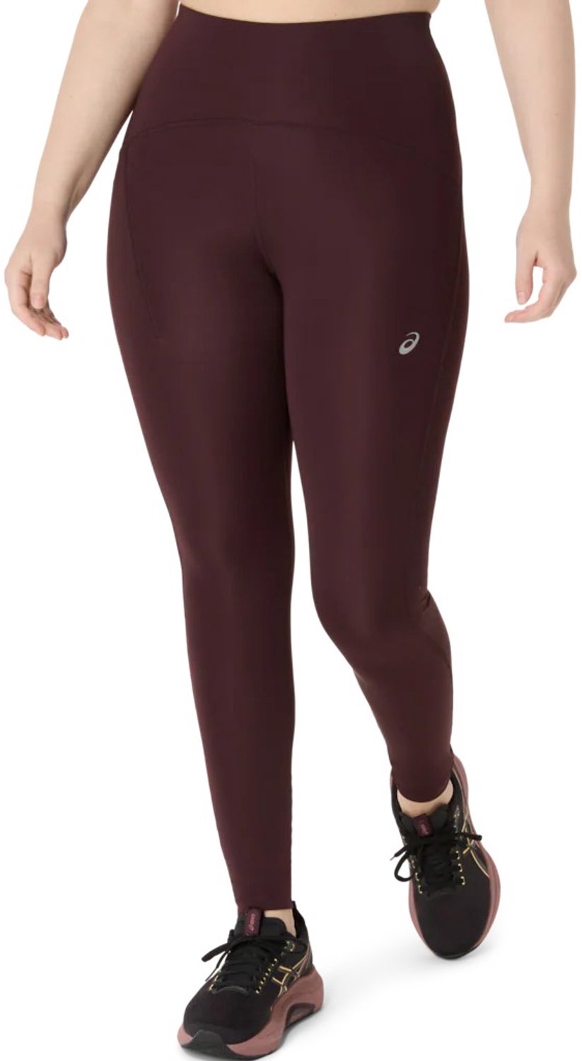 ASICS ROAD HIGH WAIST TIGHT Hardloopbroek Donkerrode Bes