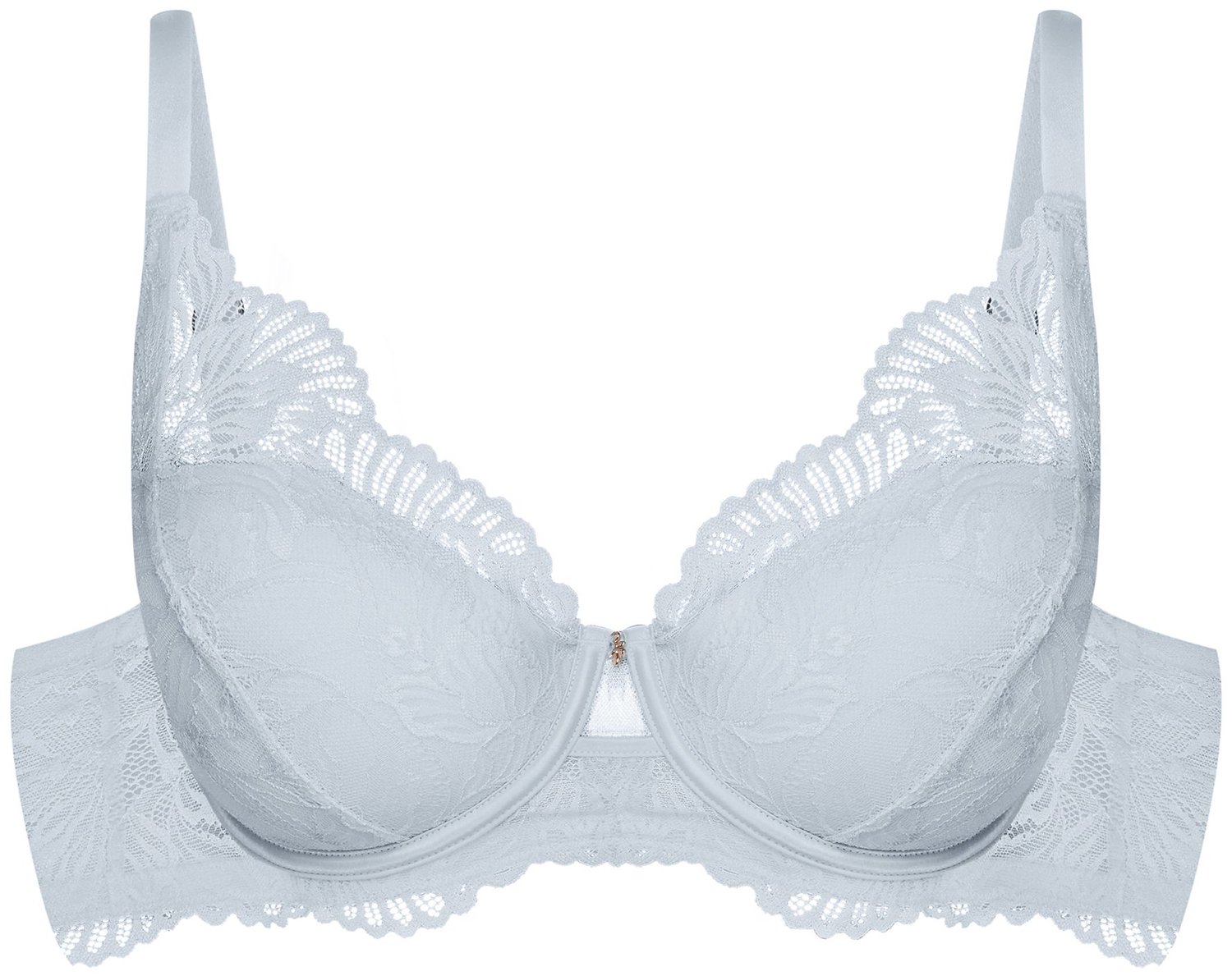 ESOTIQ Blueberry - Voorgevormde beha - Lichtblauw - Kanten cups - Gouden details Lichtblauw;Goud