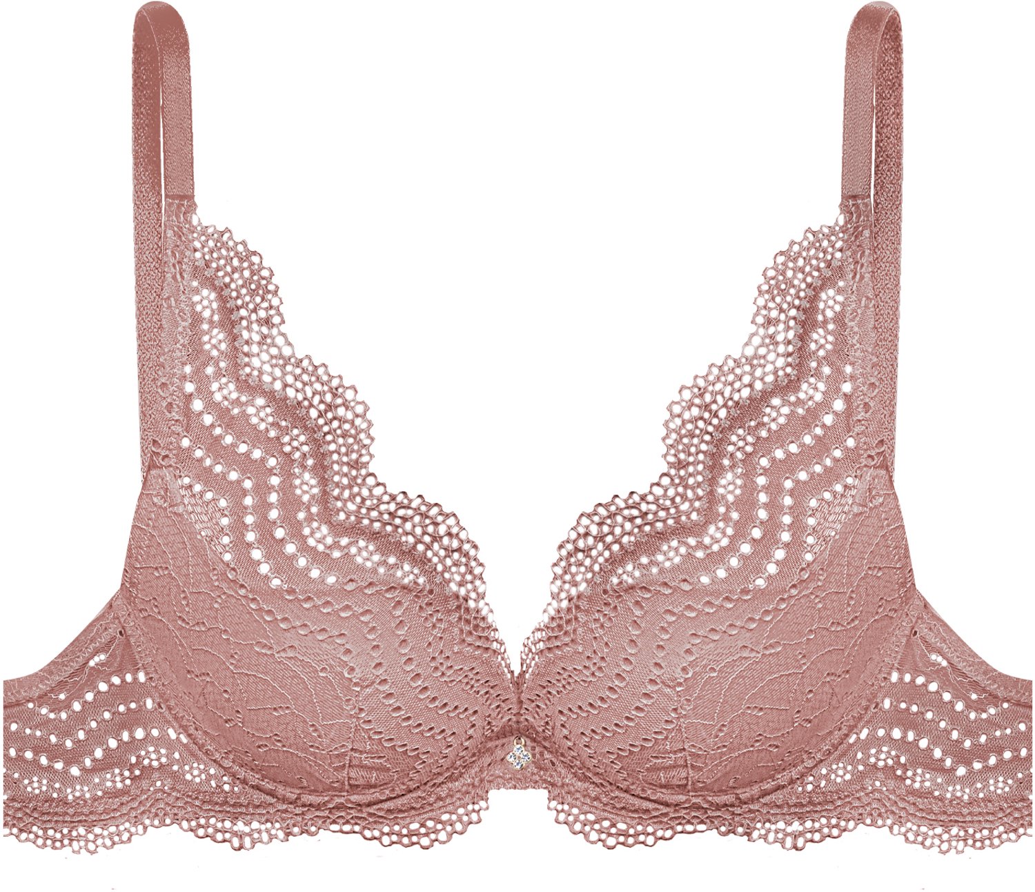 ESOTIQ Katherine - Push-upbeha - 65E - Kant - Rugsluiting Goudbruin