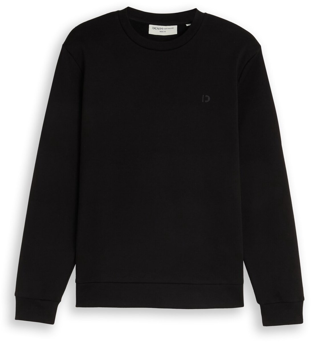Tom Tailor Denim - Basic sweatshirt - Maat L - Black