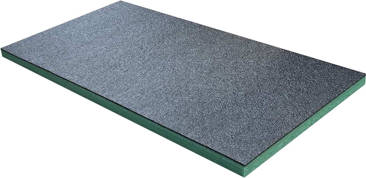 Shadow Foam Medium Sheet - 1000mm x 500mm | Snij- en Schil Schuim voor Gereedschapskist Organisatie, Vliegkoffers, DIY & Tool Opbergsystemen (30mm, Teal)
