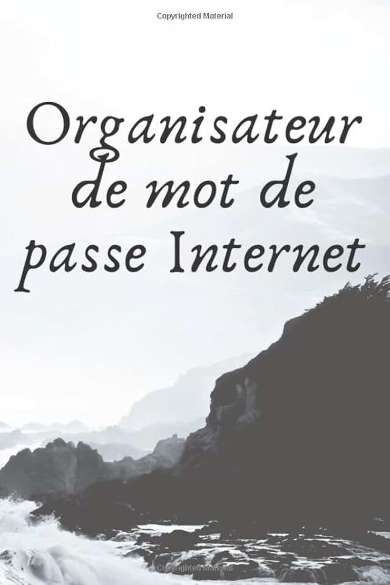 Passe Internet: Carnet des mots de passe et organiseur de mots de passe Internet, 6x9, site Internet , nom d'utilisateur / e-mail, mot de passe, remarque