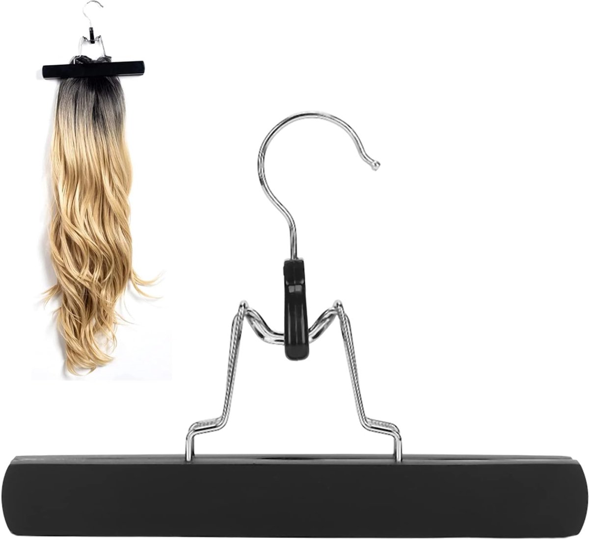 Haarextensies Houder, Draagbare Pruiken Opslag Houder, Haarverlenging Hanger Sterke Houder, Extra Lange Haarverlenging Houder, Pruik Opslag Hanger, Haarstukjes Paardenstaart Bundels Opslag