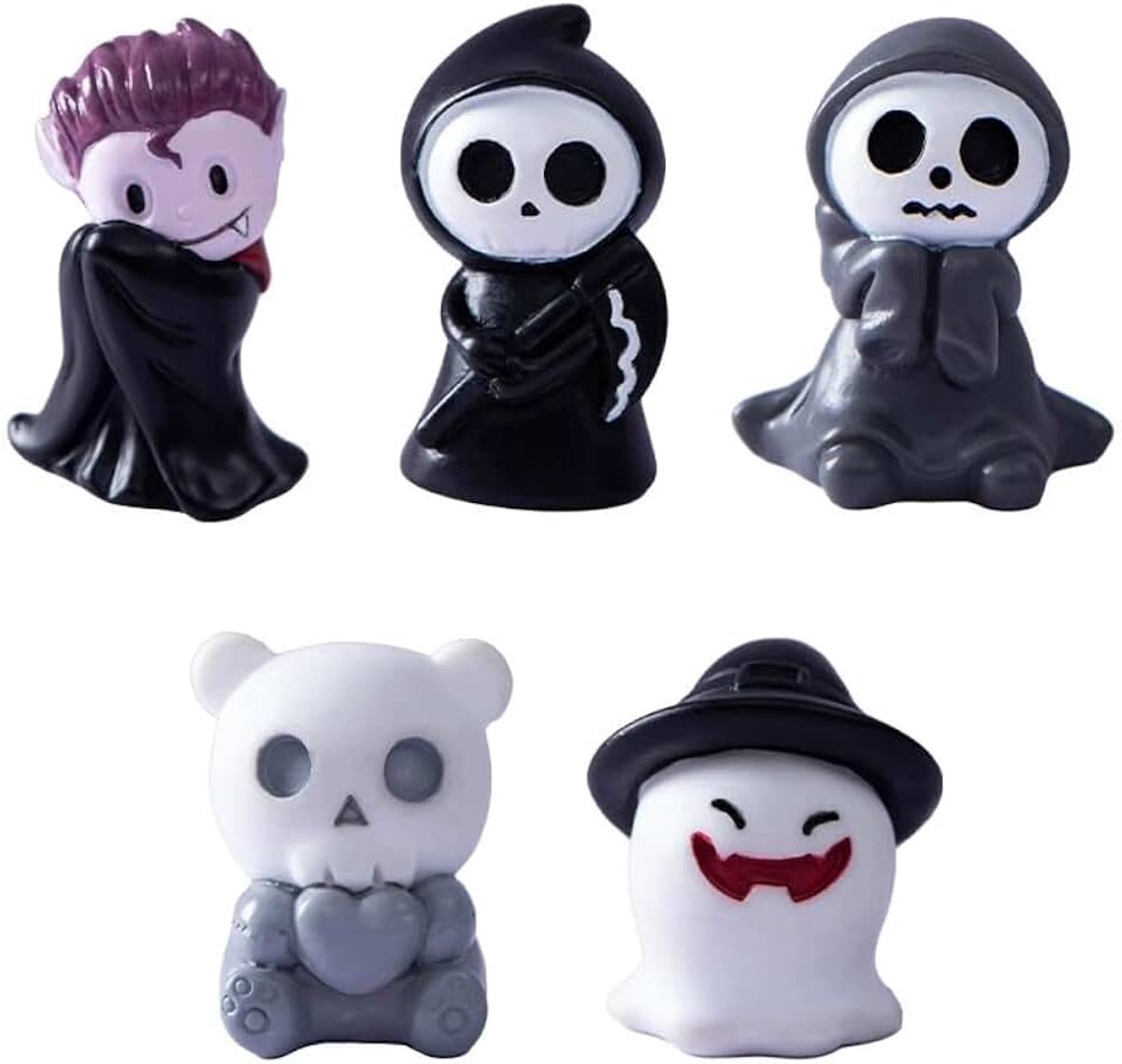 Wichtel accessoires, 5 stuks kabouterdeurset, Halloween poppenhuis decoratie, miniatuur poppenhuis accessoires, Halloween party decoratie accessoires tuin thema, Halloween feestdecoratie
