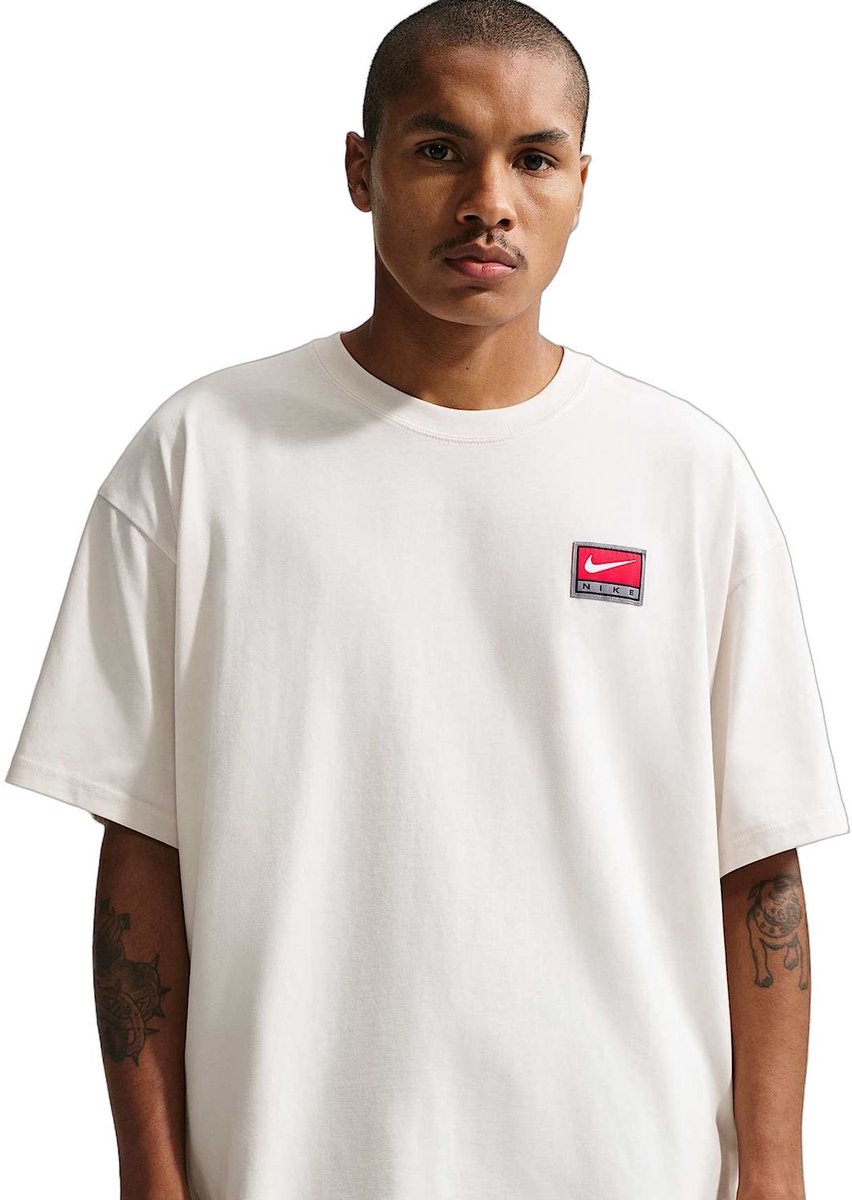 Nike M NL SS BOXY KNIT TOP S Heren T-shirt Wit
