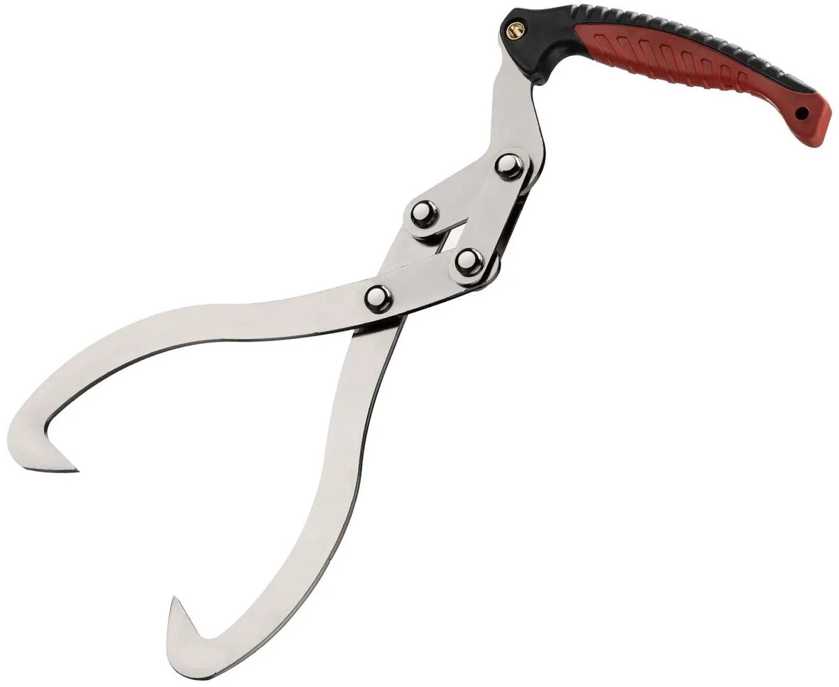 Homtas bomenklem handpaktang voor hout - Bosgereedschap 300 mm - paktang voor hout - grijptang - handhefhaak - houttang - bosbouwtang
