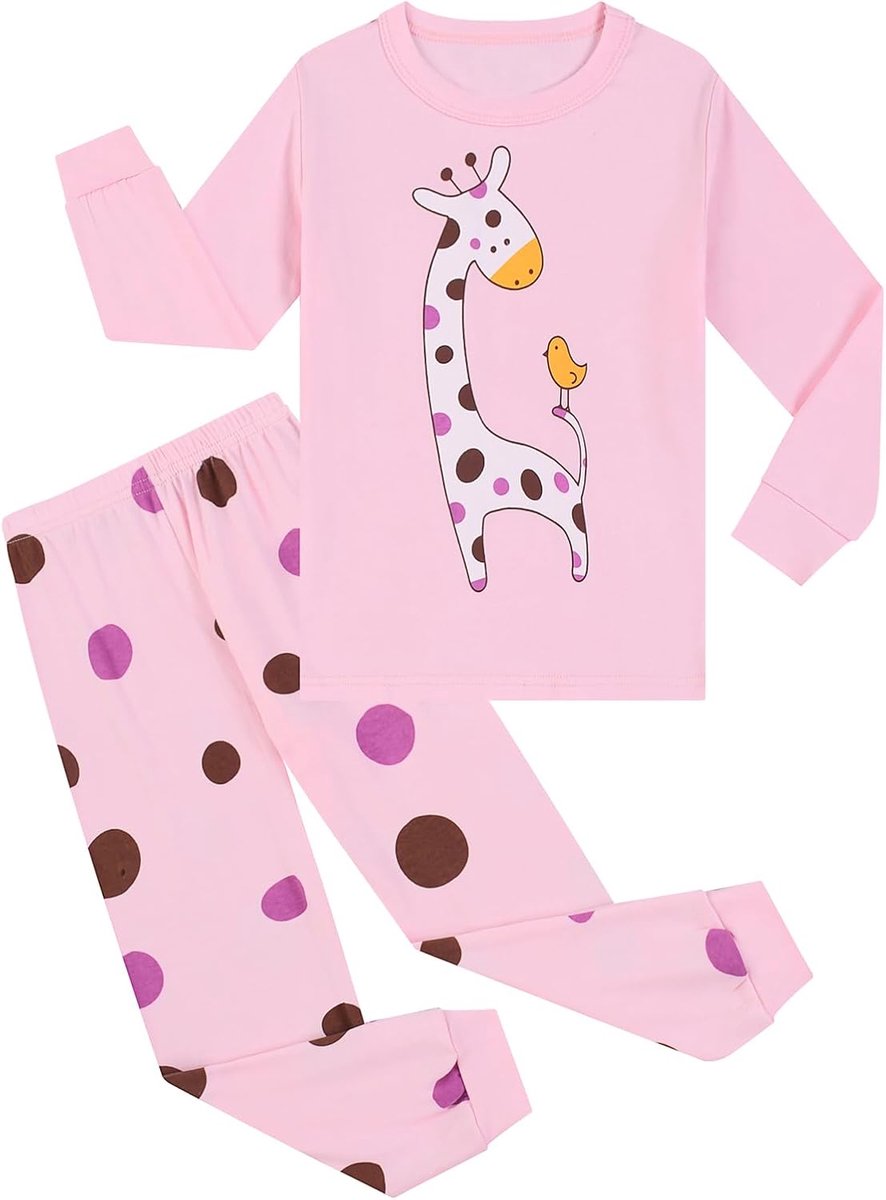 Pyjama Meisjes Eenhoorn Kinderpyjama Katoen Lange Mouw Pyjama Set 3-13 Jaar