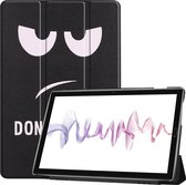Tablet hoes geschikt voor Huawei MediaPad M6 10.8 Tri-Fold Book Case - Don't Touch Me