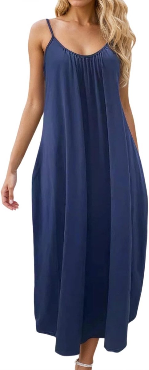 Damesjurk, grote maat, Boheems, ceremonie, cocktail, avond, bloemen, herfst, maxi, elegant, V-hals, comfortabel, casual, A169