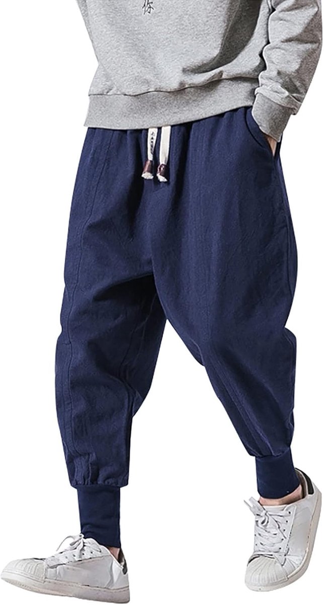 Cargobroek voor heren, katoen, werkbroek, meerdere zakken, slim fit, tactische, robuuste stretchbroek, softshellbroek, wandelbroek, trekkinguitrusting, A233