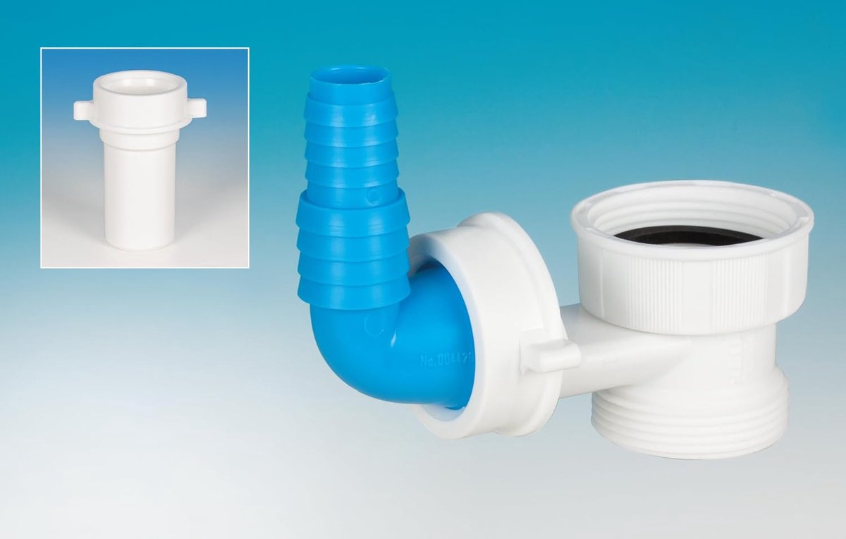Stop-Tee tegen lawaai met verlenging voor geluiddempers voor vaatwasser/wasmachine