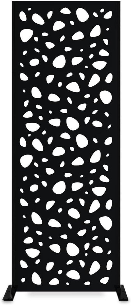 Decoratief paneel SUNNY zwart H.160cm volledige patronen