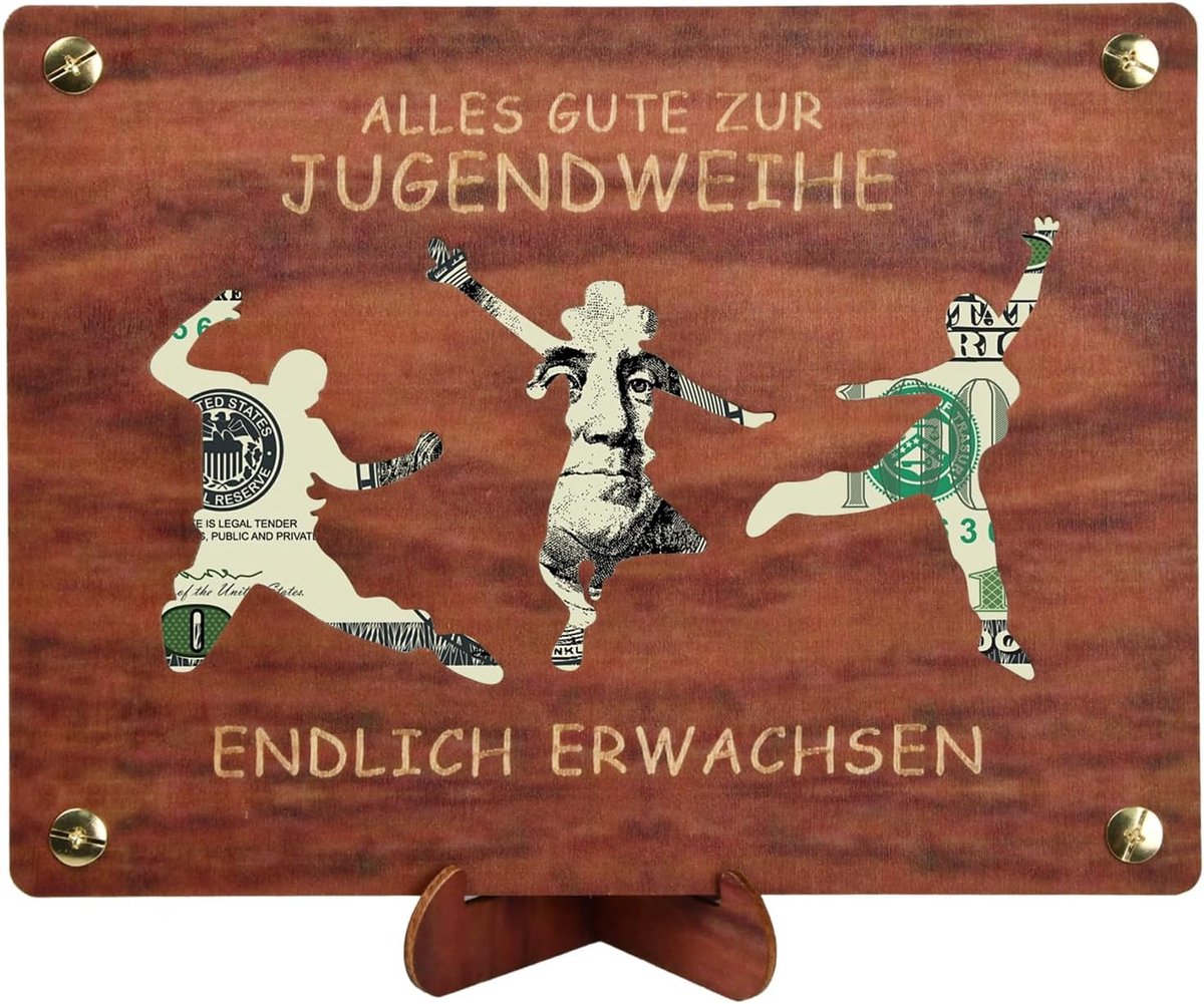 geldgeschenken hout, jeugdwijding geschenken meisjes jongens, geldgeschenken verpakking met wenskaart