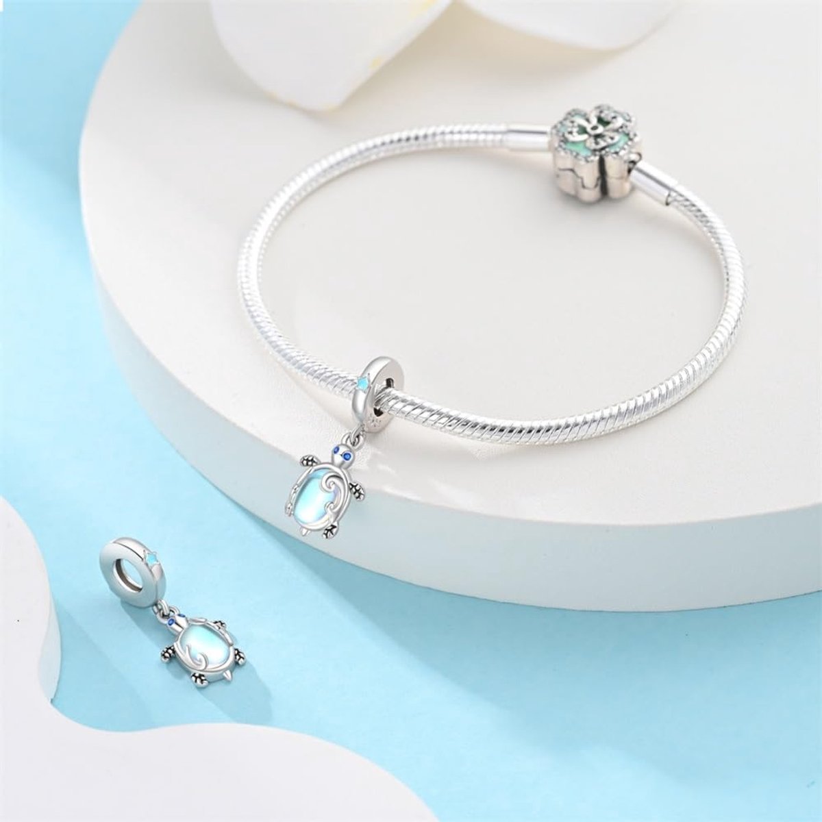 Bedels reizen zeedieren zomer kraal - hanger voor Europese armbanden en halskettingen voor dames
