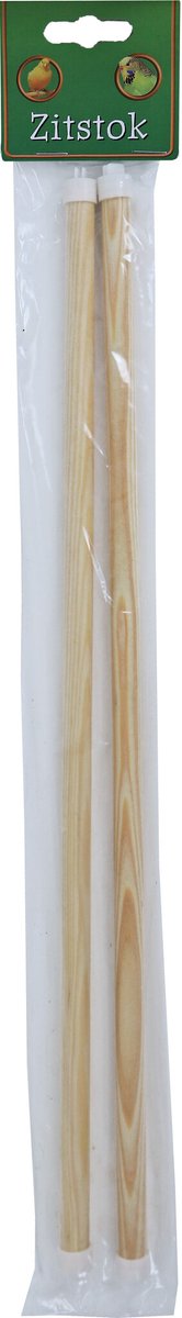 Zak a 2 houten zitstok met dop 12 mm/40 cmGebr. de Boon
