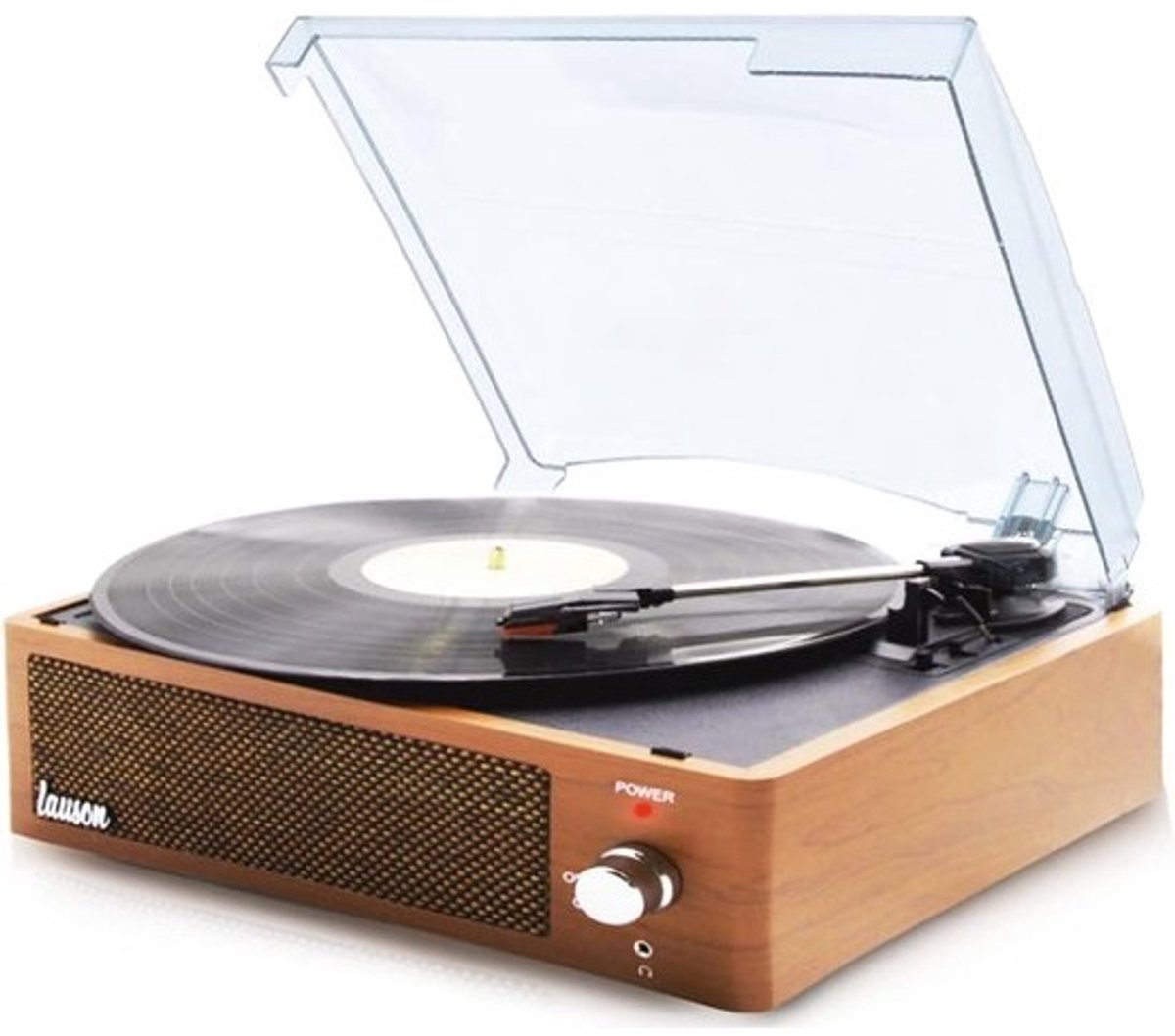 Vintage Vinyl Platenspeler met Bluetooth en Ingebouwde Speakers - 3 Snelheden 33, 45, 78