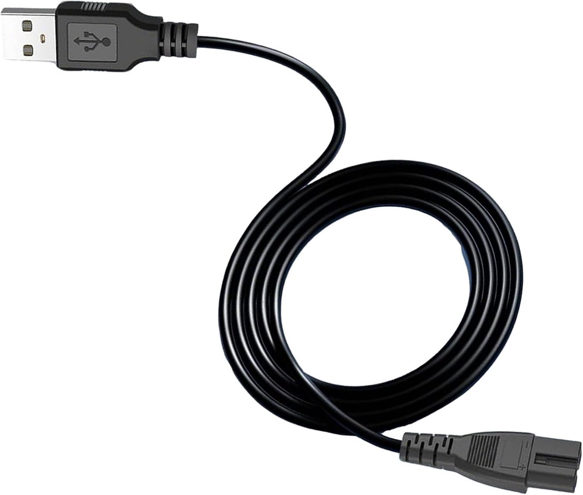 1 x USB-kabel, 5 V, oplader, compatibel met Intex 28620, 28620E, 28620EP, CL1704, 12269, ZR100 – snelle en betrouwbare vervanging voor draagbare zwembadstofzuiger, versterkte veiligheid, duurzaam pvc