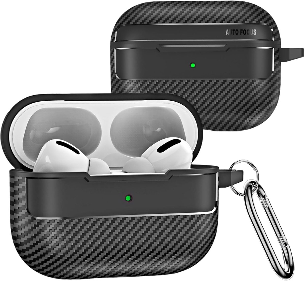 Textuur Hoesje voor AirPods Pro 3 2025 XW Zwart