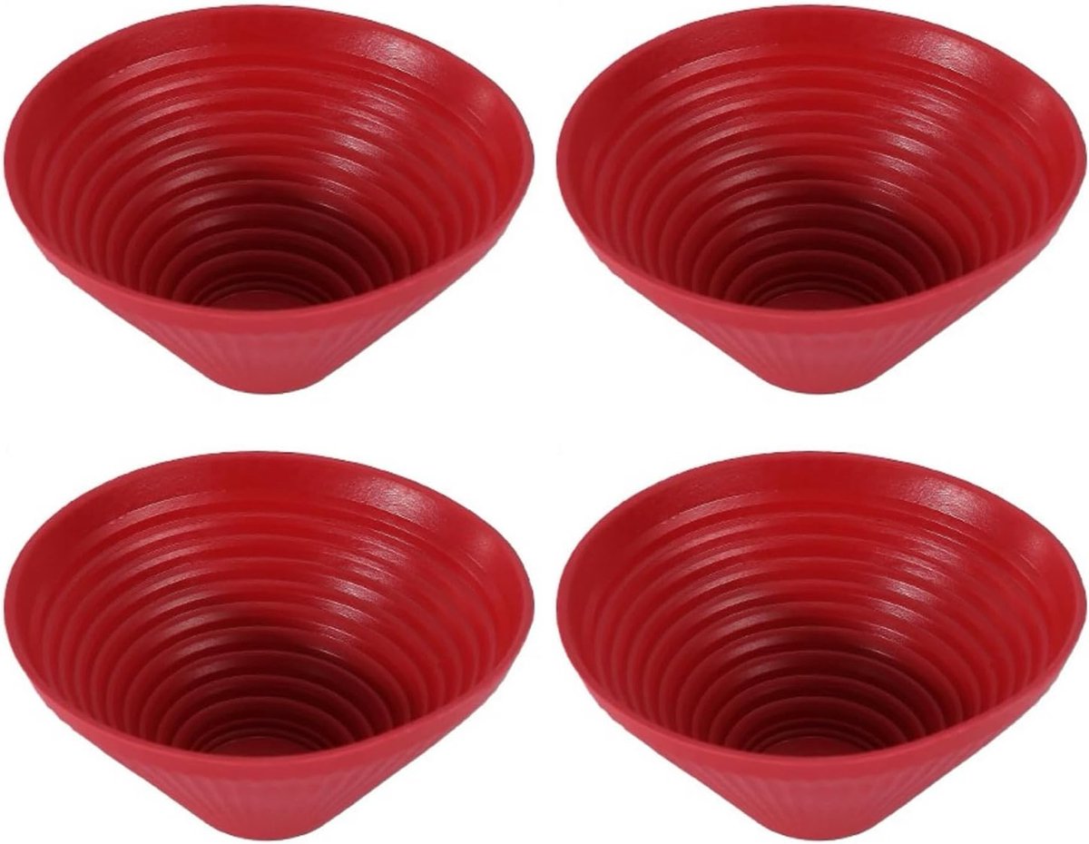 4 Stks Rubberen Rode Blikopener, Antislip Blikopener Mat, Koffie-Isolatiemat, Multifunctionele Keukenbenodigdheden.