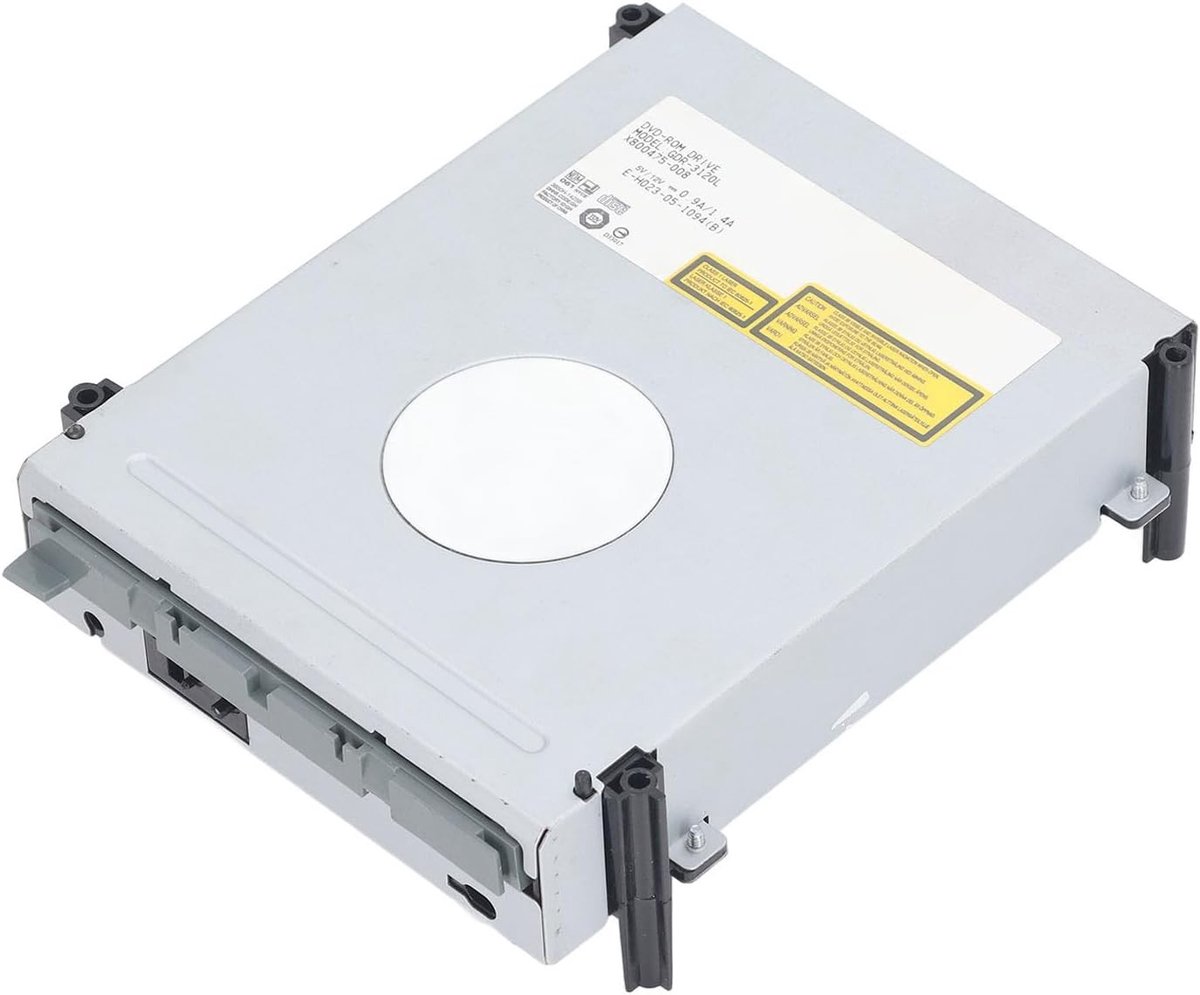 Vervangende DVD-ROM Drive voor Xbox 360 - Externe CD/DVD-ROM Speler voor Game Console met Hoge Prestaties en Betrouwbaarheid