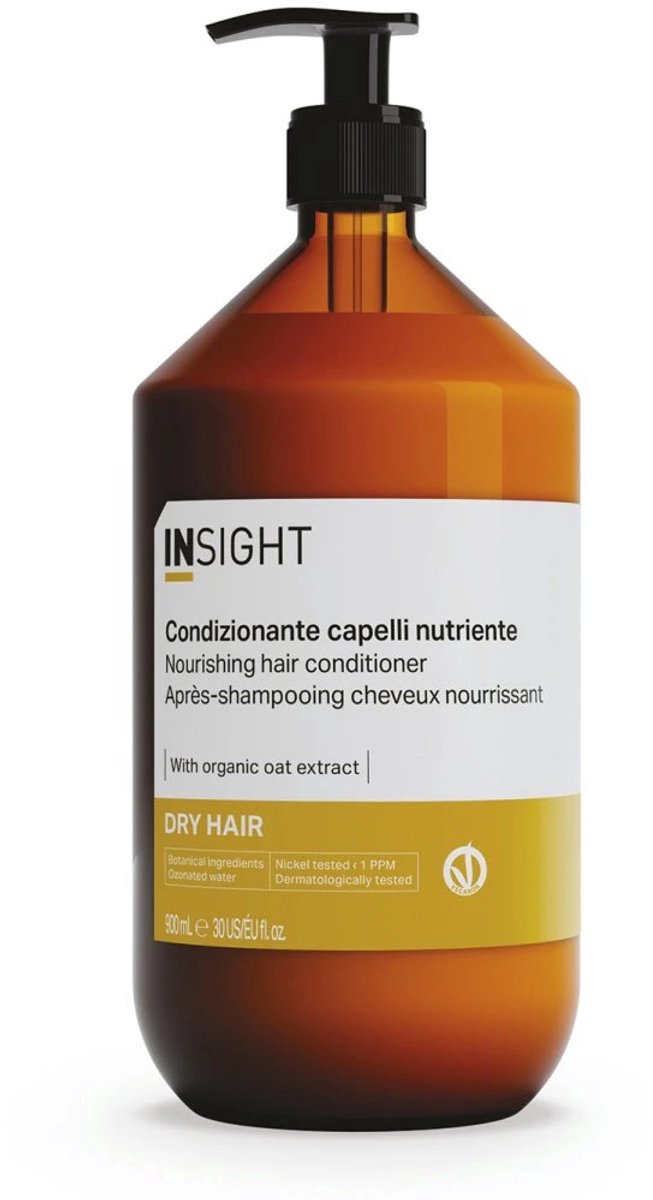 Insight Conditioner Voor Droog Haar - Voedende Crèmespoeling - 900 Ml - Met Amandel En Kokos - Voor Droge En Beschadigde Lokken