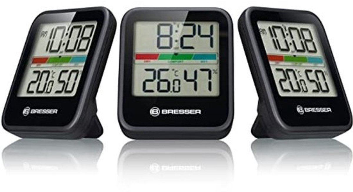 Thermometer Hygrometer Set van 3 - Binnenklimaat Monitor voor Wandmontage of Tafelmontage