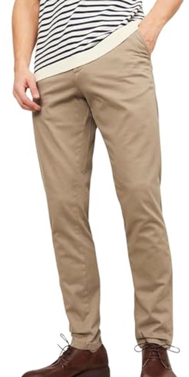 Chino Broek voor Heren - Beige Casual Pijpen