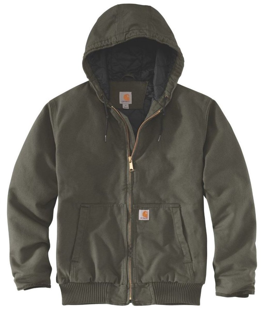 Carhartt Jas Washed Duck Active 104050 Groen