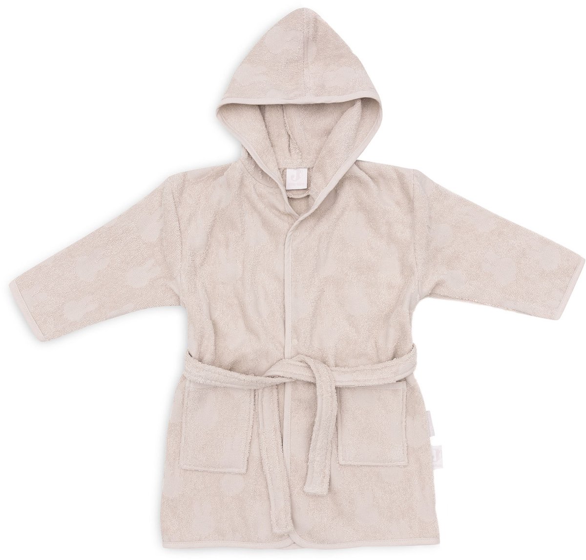 Jollein Badjas Badstof 3-4 jaar Miffy Jacquard Nougat