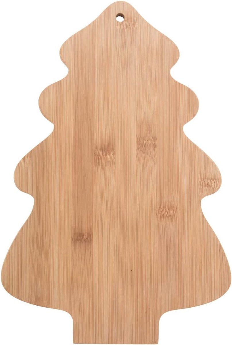 2 stuks snijplank keukenplank ontbijtplank van echt hout gecertificeerd volgens (EG) nr. 1935/2004 in 5 designs Kip Varken Koe Dennenboom Vis (Dennenboom)