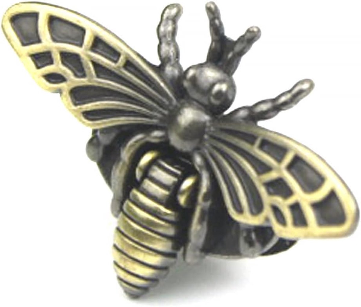 Lock, Creative Bee Shape Sluitingen Clip Sluiting Gespen voor Portemonnee, Handtas en Rugzak - Zwart