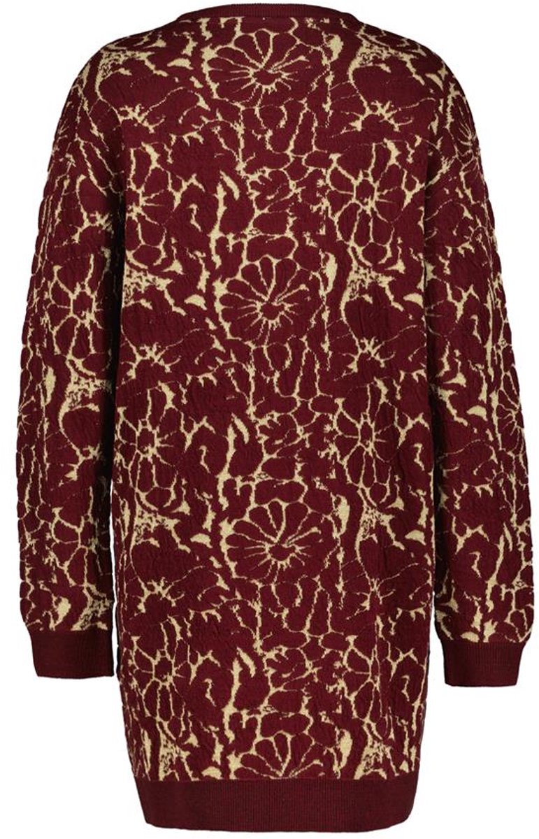 DIDI Dames Pullover Amara Wine red Alivio jacquard maat 48