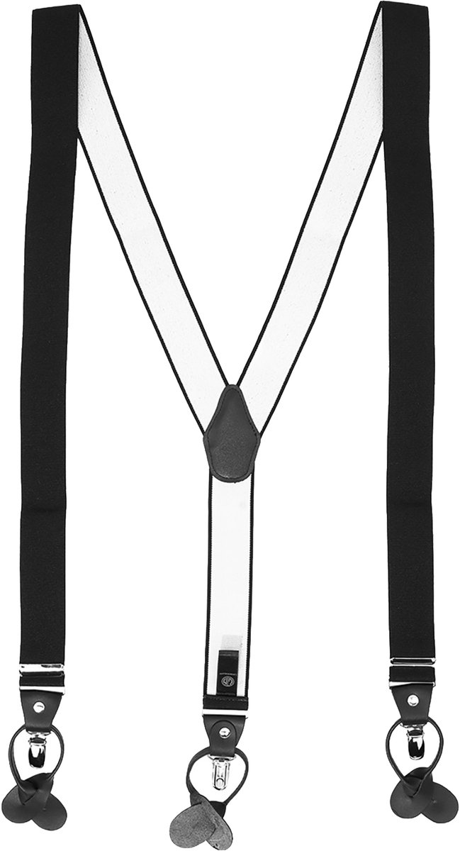LINDENMANN heren bretels Y-vorm - zwart