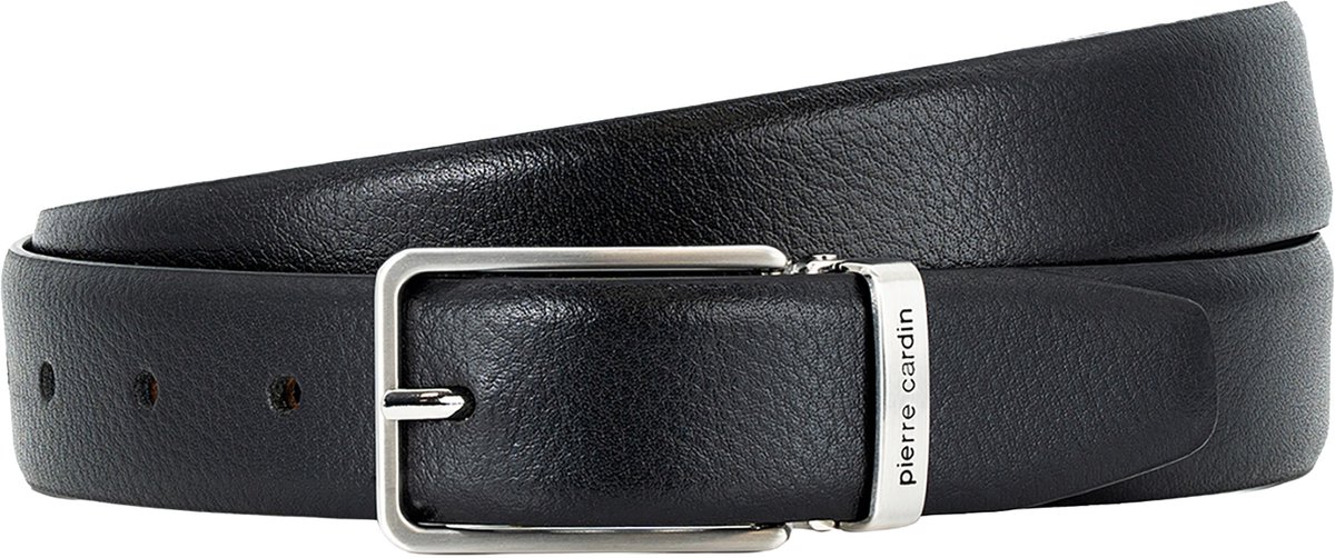 PIERRE CARDIN leren heren riem - zwart