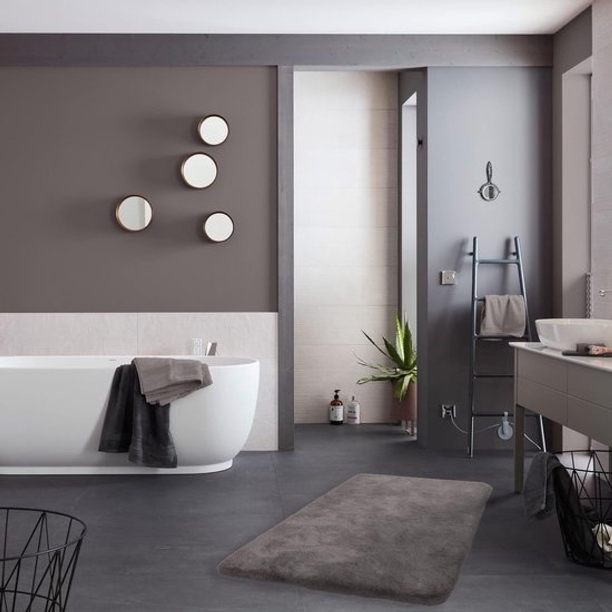 Donzige badmat 40x60 cm - antislip en wasbaar voor de badkamer