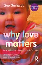 Boekomslag 'Why Love Matters' met een lachende baby en de tekst 'second edition'.