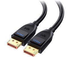 DisplayPort 2.1 Kabel 1m - VESA DP80, 16K 60Hz, 8K 240Hz, HDR, G-SYNC