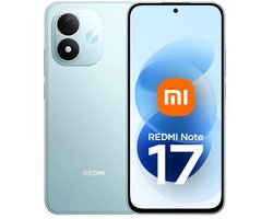 REDMI Note 17 - Sky Teal - 4G RAM - 128GB - 7700 mAh-batterij met 45 W turboladen - 6,99" FHD+ oogvriendelijk AMOLED-display - IP65 stof- en waterbestendigheid