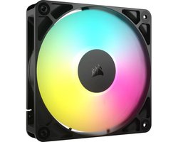 CORSAIR RS120 ARGB PWM 120 mm ventilator - 4 pins PWM & +5V-ARGB aansluiting - AirGuide Technologie - Magnetic Dome lager - Zwart