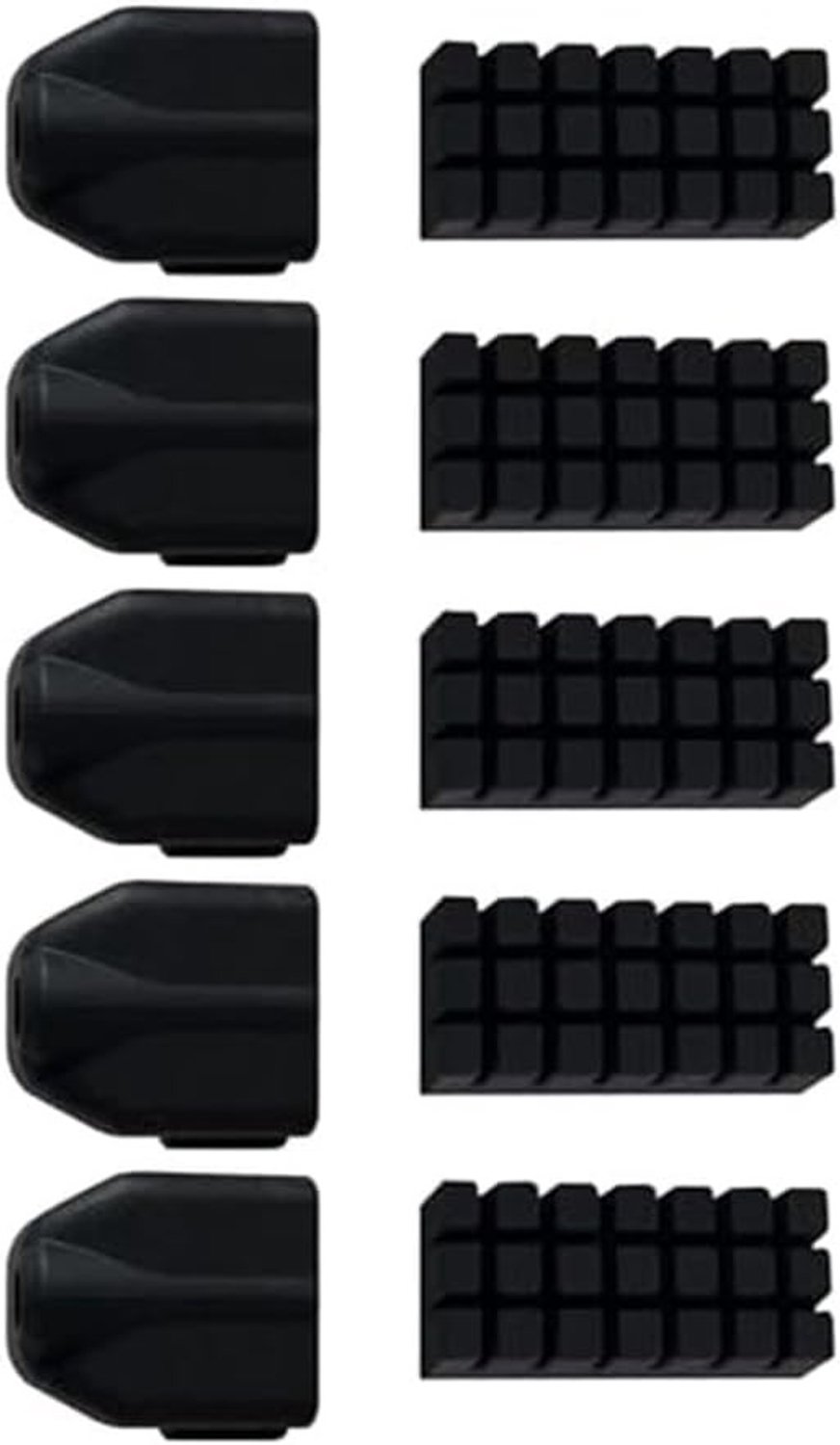 Vervangende Siliconen Accessoires voor 3D Printers, Hittebestendig tot 300℃ met 5 Moffen en 5 Borstels voor Optimale Prestaties