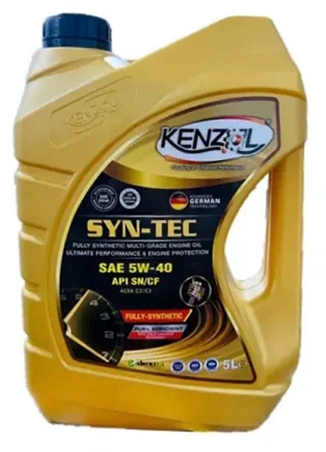 Kenzol SYN-TEC SAE 5W40 - Motorolie - Volsynthetisch - 5L