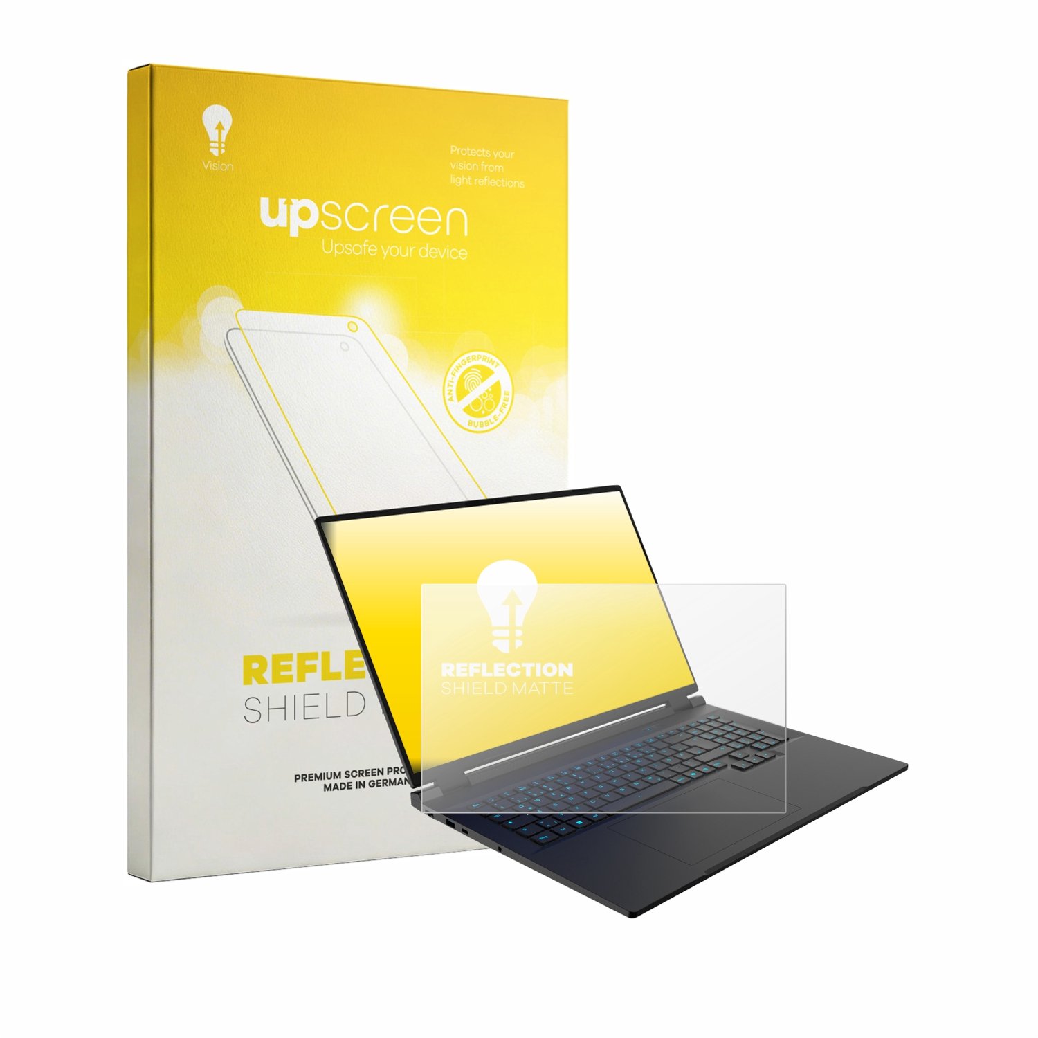 upscreen - Screenprotector voor Captiva Entry Gaming I10-4468GE 18" - Folie Beschermfolie anti glare matte