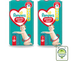 2 x Pampers – Luierbroekjes – Pants Maat 3 – 56 Luiers - Grootverpakking - Vaatwasstrips - Luiers Voor Baby - Luierbroekjes - Luier Voor Baby - Luier Maat 3 - Luier Voor Actieve Baby