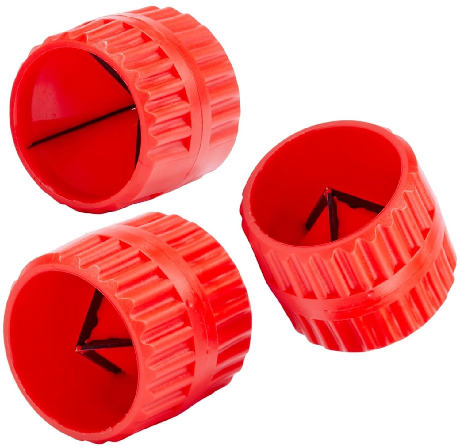 Set van 3 stuks binnen-buiten reamers voor het ontbramen van buizen, geschikt voor PVC, koper en aluminium van 3/16 tot 1-1/4 inch